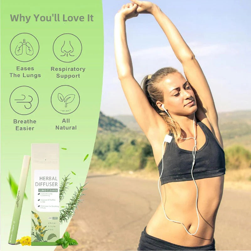 🏆【Upgraded 600-Puff】Nexisify™ Mullein Relaxation Stick – Soothes Lungs, Detoxifies, Freshens Breath
