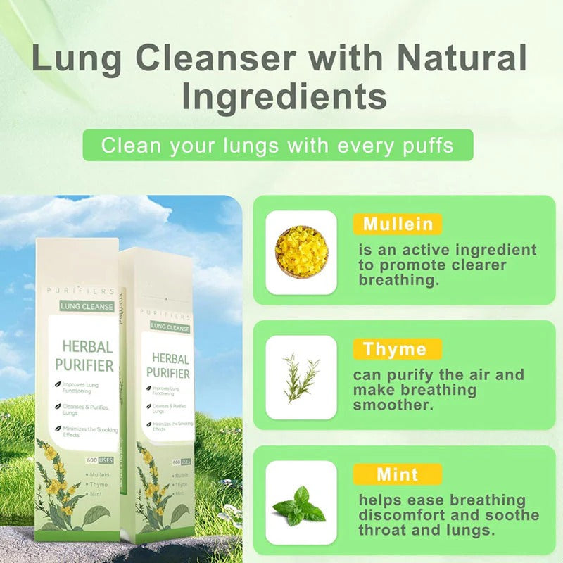 🏆【Upgraded 600-Puff】Nexisify™ Mullein Relaxation Stick – Soothes Lungs, Detoxifies, Freshens Breath