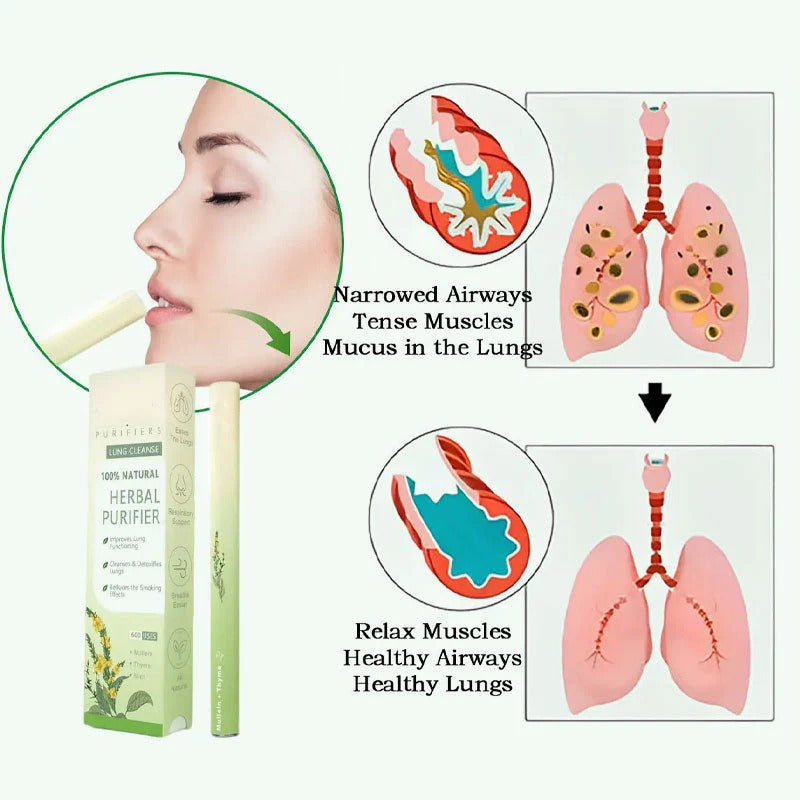 🏆【Upgraded 600-Puff】Nexisify™ Mullein Relaxation Stick – Soothes Lungs, Detoxifies, Freshens Breath