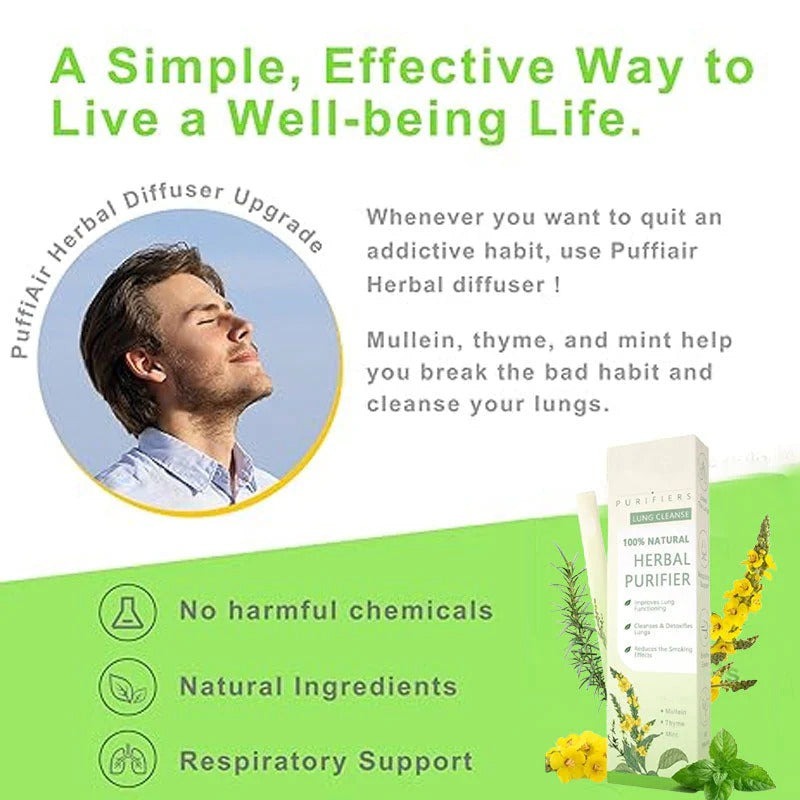 🏆【Upgraded 600-Puff】Nexisify™ Mullein Relaxation Stick – Soothes Lungs, Detoxifies, Freshens Breath