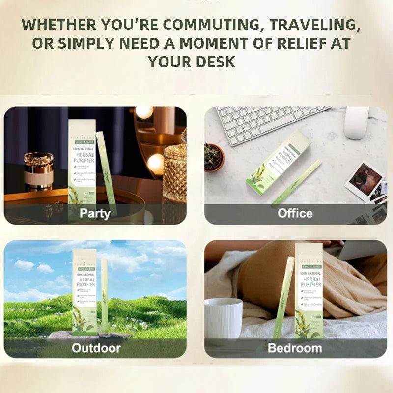 🏆【Upgraded 600-Puff】Nexisify™ Mullein Relaxation Stick – Soothes Lungs, Detoxifies, Freshens Breath