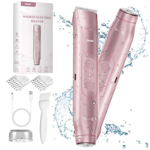 💜 LAST DAY PROMOTION - 50% OFF💜2-in-1 Women’s Electric Shaver – Dual Head Precision Trimmer