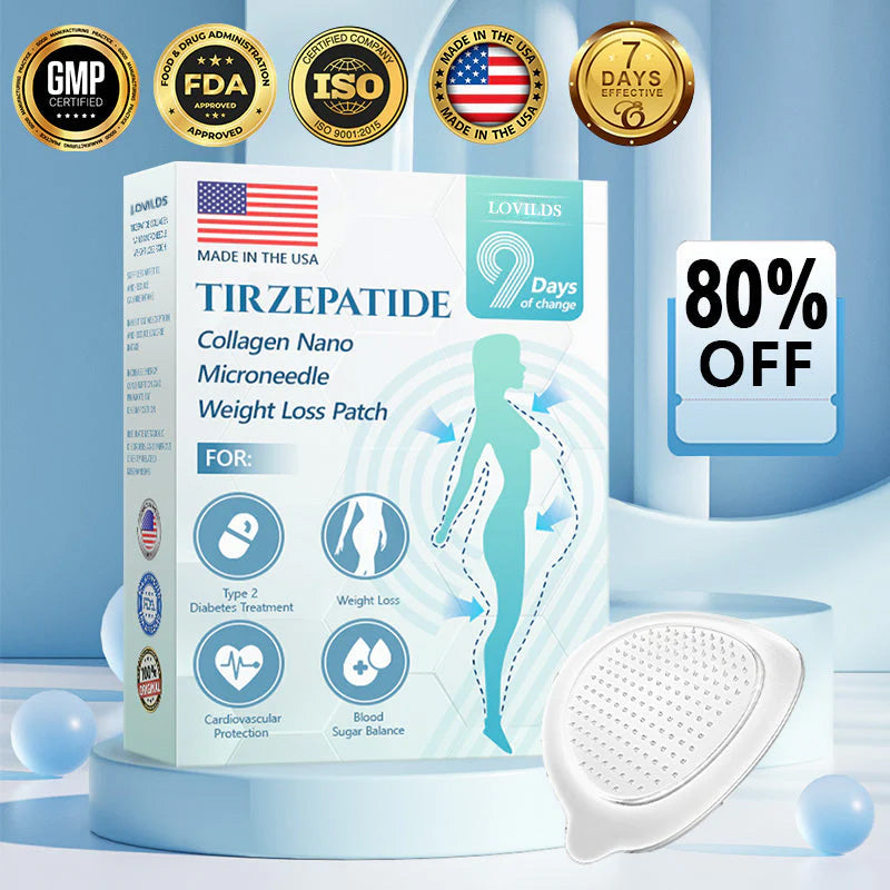 【Last Day Promotion 60% OFF】🌟LOVILDS® SMGT-GLP-1 𝐓𝐢𝐫𝐳𝐞𝐩𝐚𝐭𝐢𝐝𝐞 & 𝐂𝐨𝐥𝐥𝐚𝐠𝐞𝐧 𝐍𝐚𝐧𝐨 𝐌𝐢𝐜𝐫𝐨𝐧𝐞𝐞𝐝𝐥𝐞 𝐏𝐚𝐭𝐜𝐡